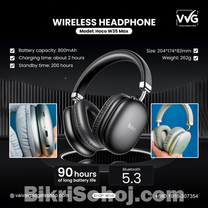 Hoco W35 Pro Max Wireless Headphone